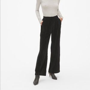 GAP Velvet Wide Leg Pants